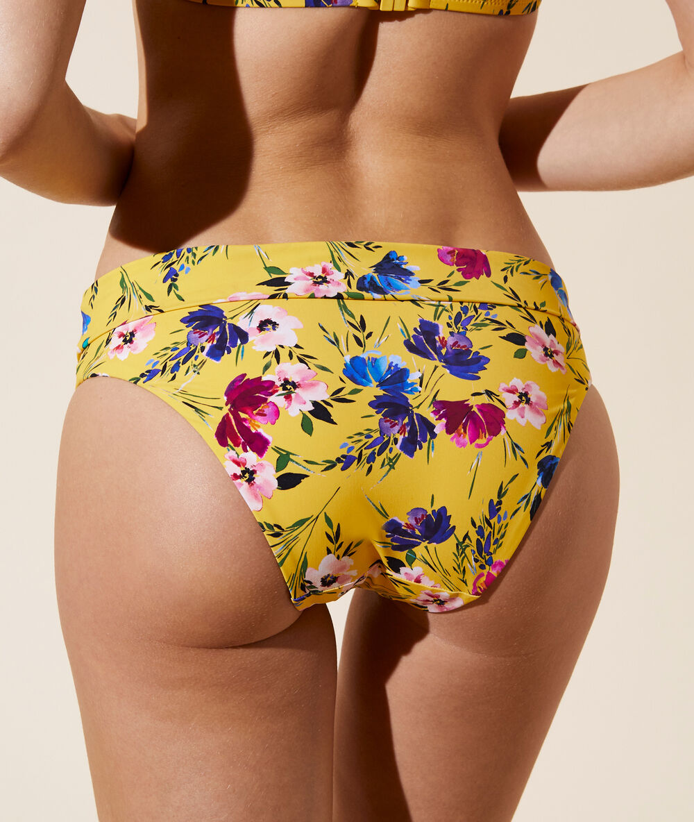 Dół bikini wielopozycyjny złocisty.
