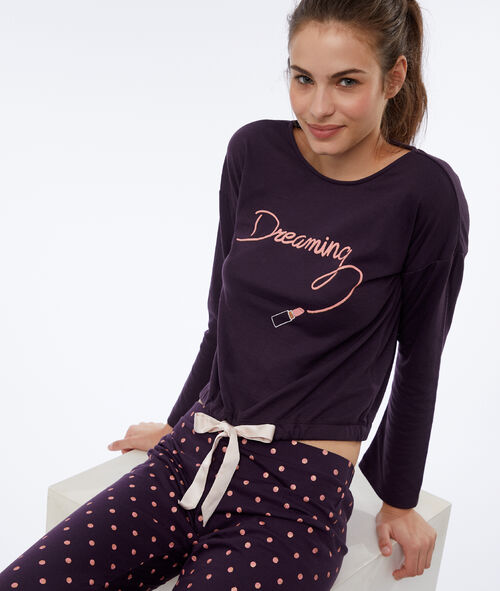 T-shirt z napisem 'dreaming' T-shirt z napisem 'dreaming'