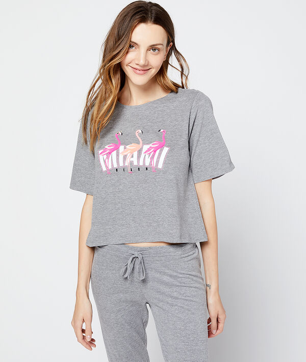 Krótki t-shirt 'Miami Beach' Krótki t-shirt 'Miami Beach'