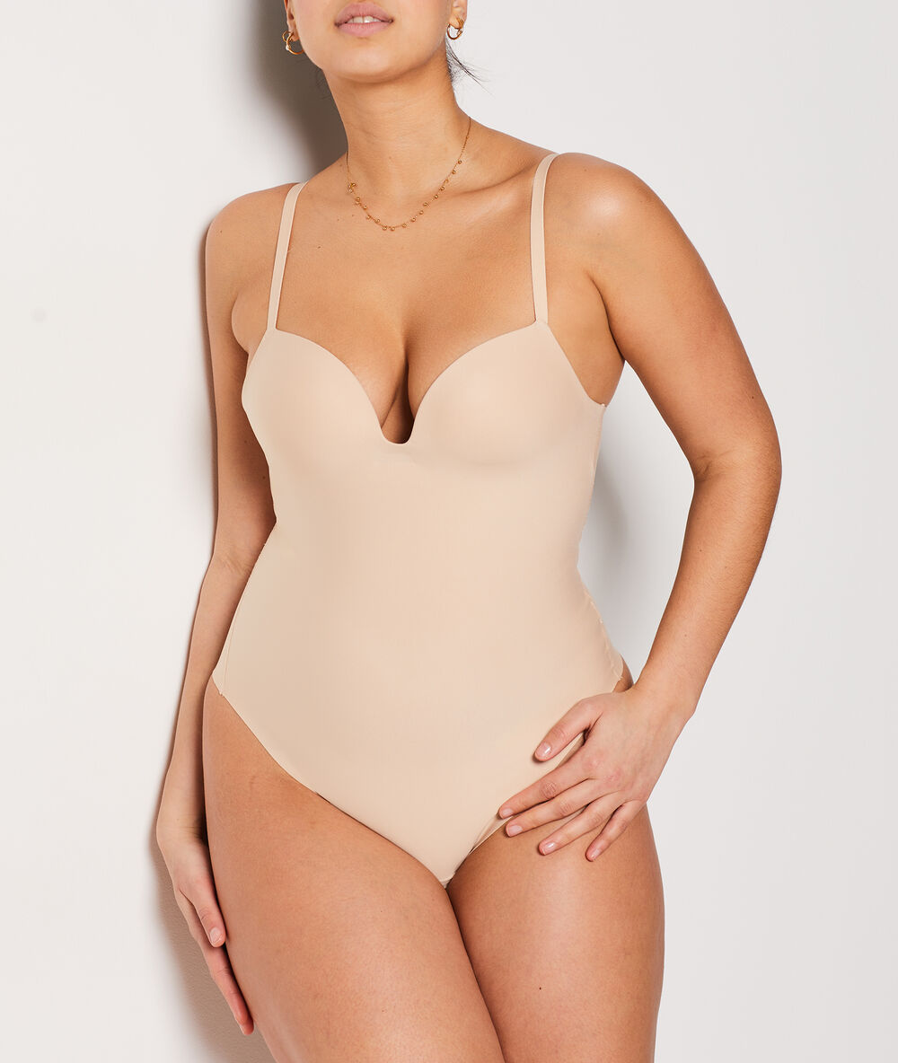 Body modelujące - mocne podtrzymanie beige.