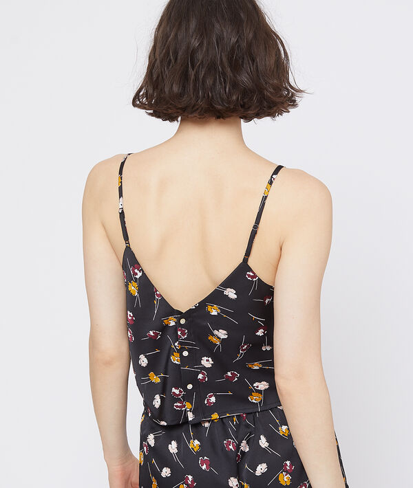Crop-top w kwiaty Crop-top w kwiaty