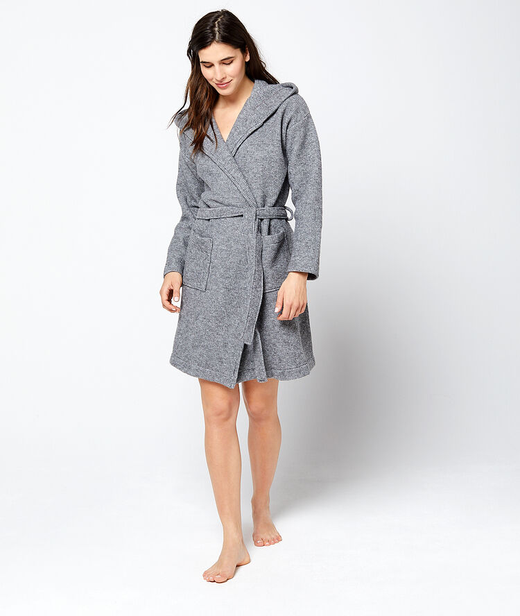 Szlafrok homewear szary.