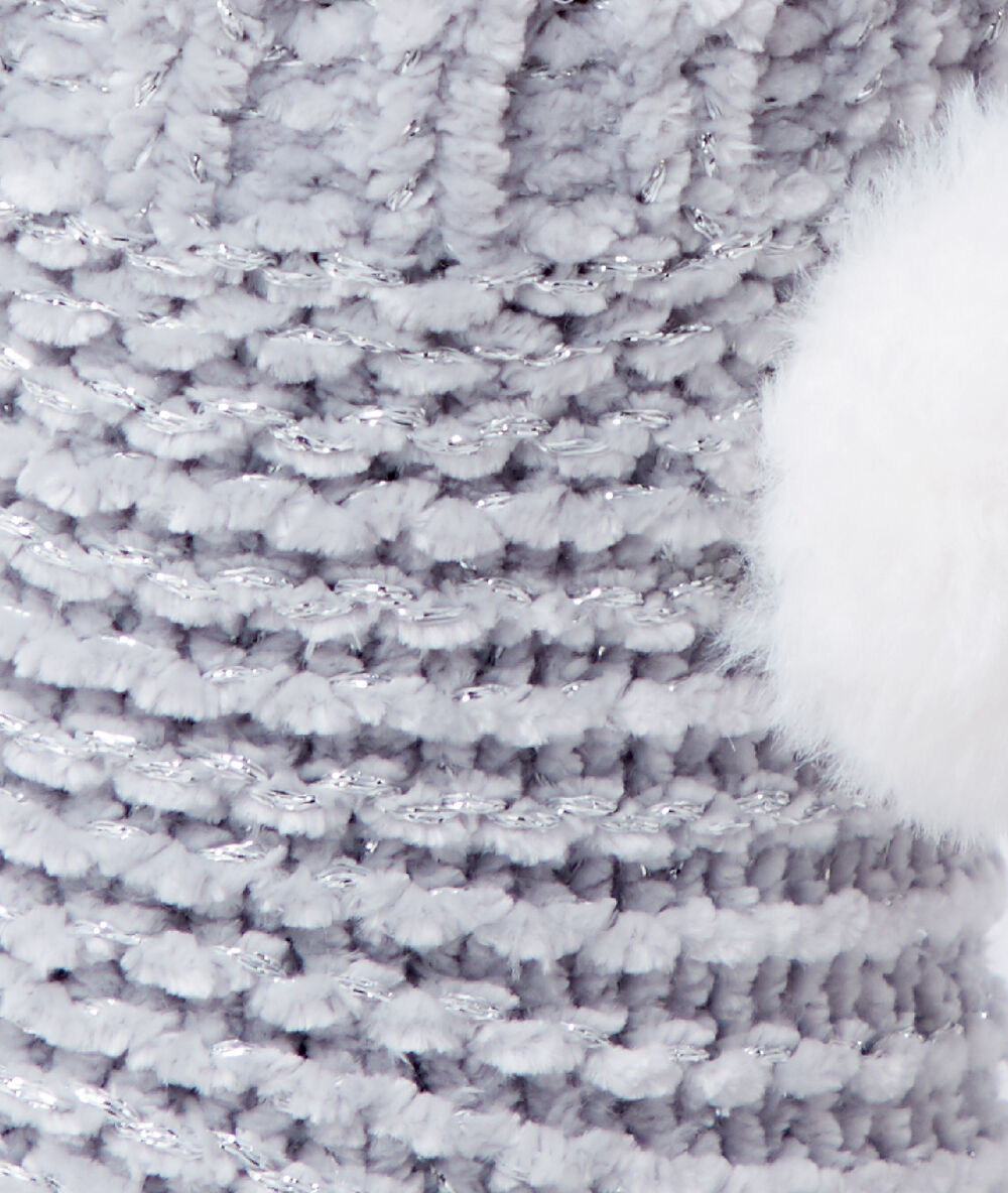 Skarpetki homewear z pomponem gris.