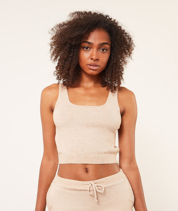 Crop top z dekoltem karo Crop top z dekoltem karo;${refinementColor}