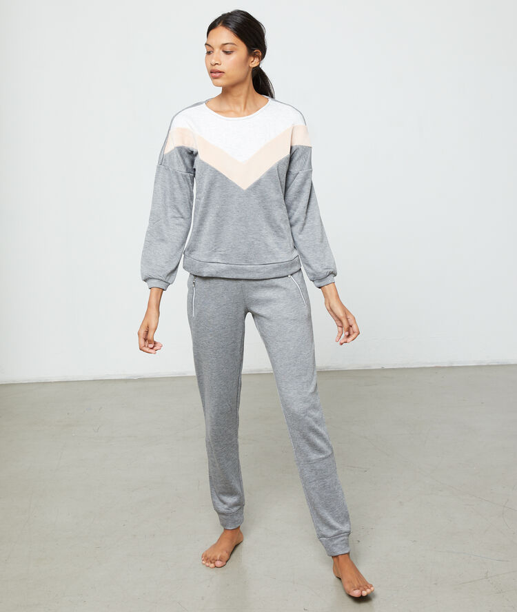 Spodnie homewear szary.