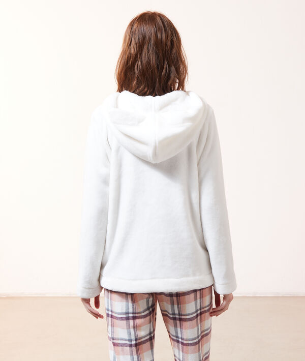 Bluza z polaru homewear z kapturem Bluza z polaru homewear z kapturem;${refinementColor}