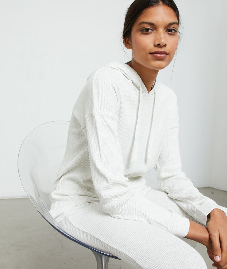 Bluza homewear ecru.
