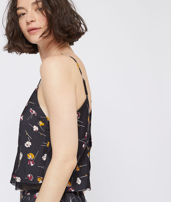 Crop-top w kwiaty Crop-top w kwiaty