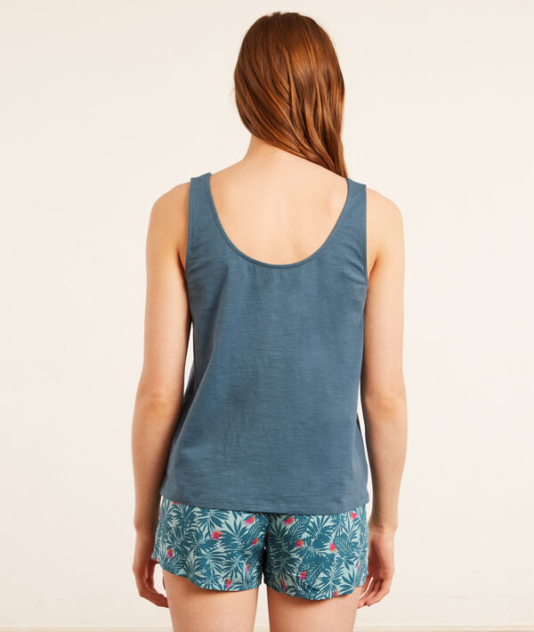 Top od piżamy z napisem 'summer' Top od piżamy z napisem 'summer';${refinementColor}