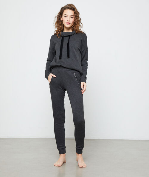 Spodnie loungewear antracytowy.