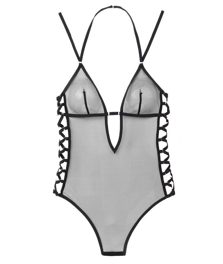 Tiulowe body czarny.