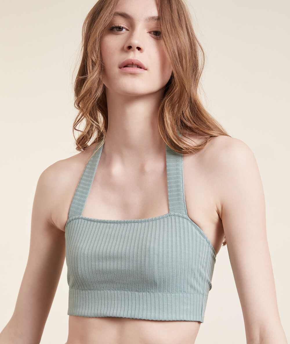 Crop top vert.