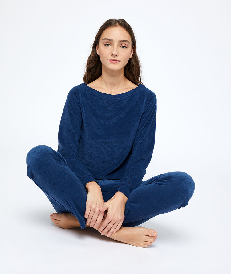 Spodnie loungewear indigo.