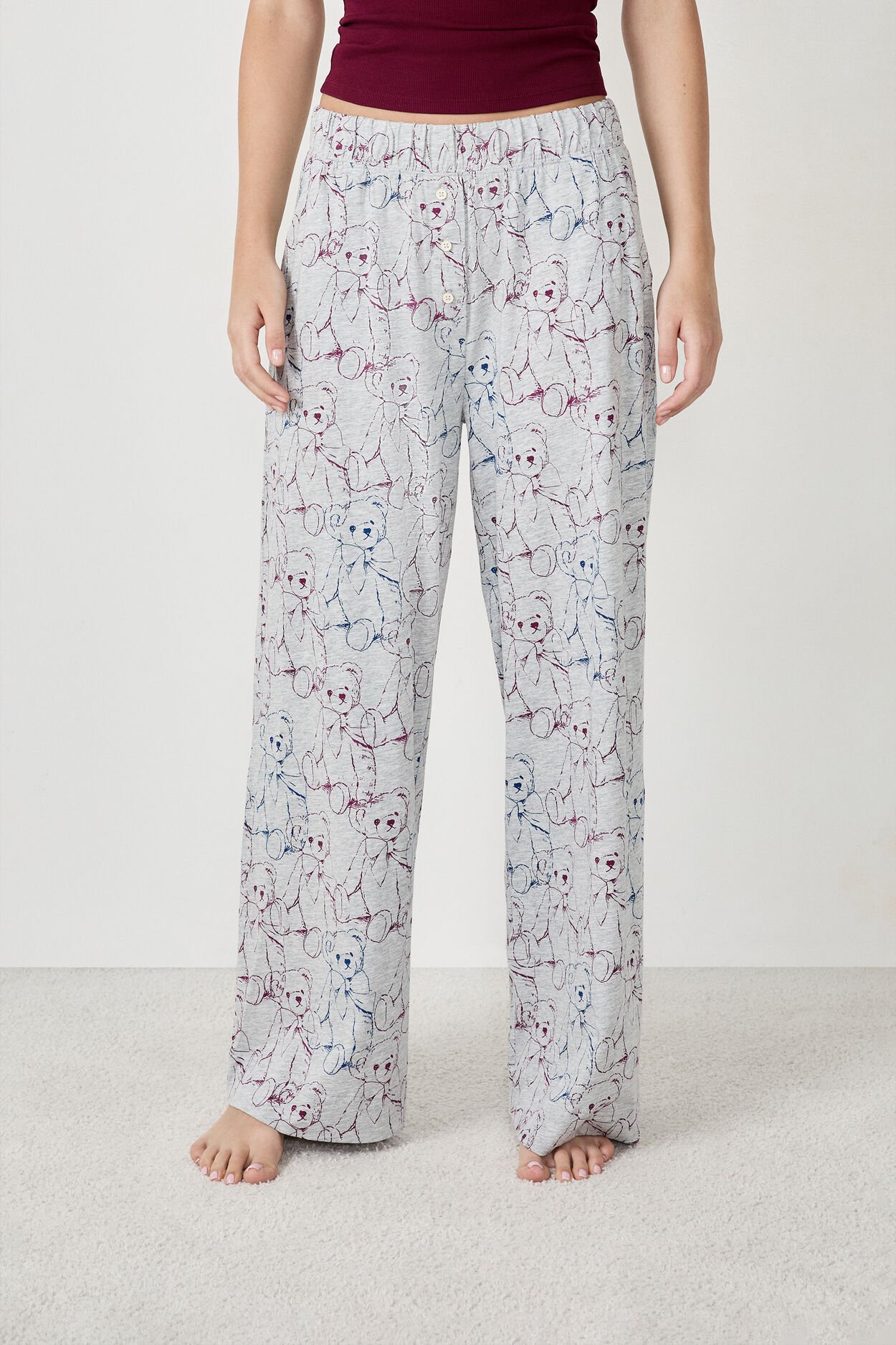 Pantalon de pyjama avec imprimés