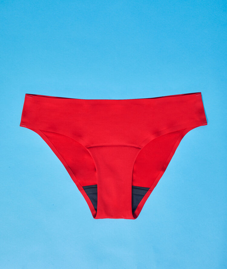Majtki menstruacyjne czerwony.