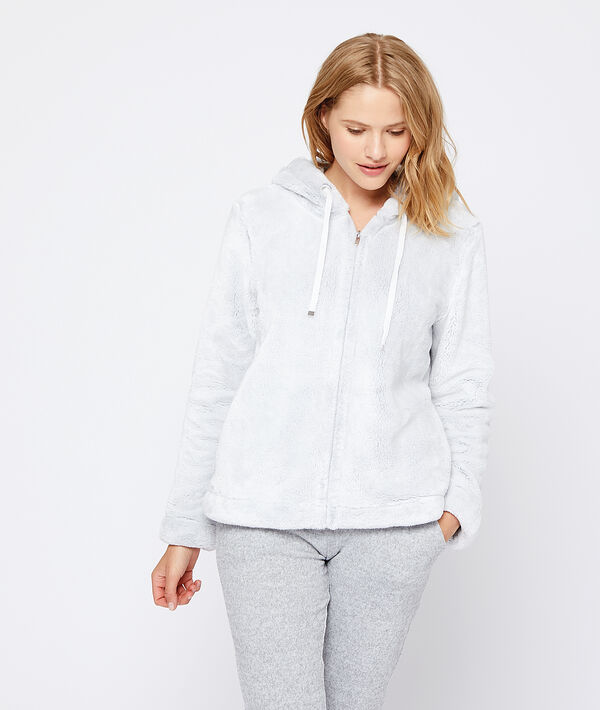 Bluza ze sztucznego futerka z kapturem Bluza ze sztucznego futerka z kapturem