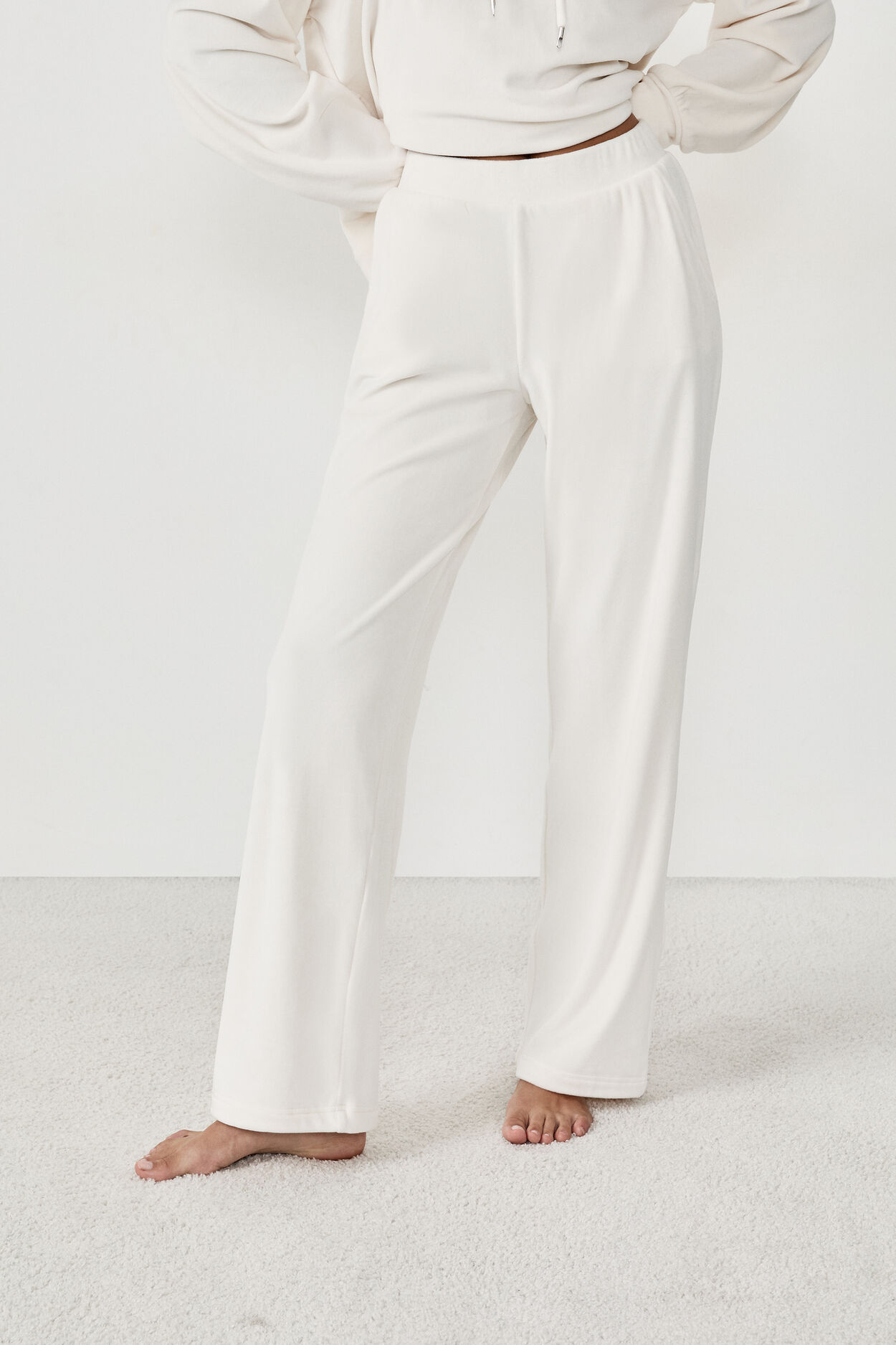 Not us - pantalon de pyjama effet velours