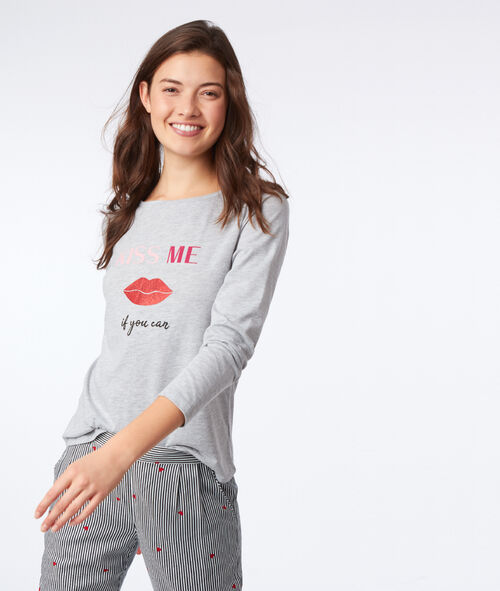 T-shirt z napisem, z tyłu serduszko T-shirt z napisem, z tyłu serduszko