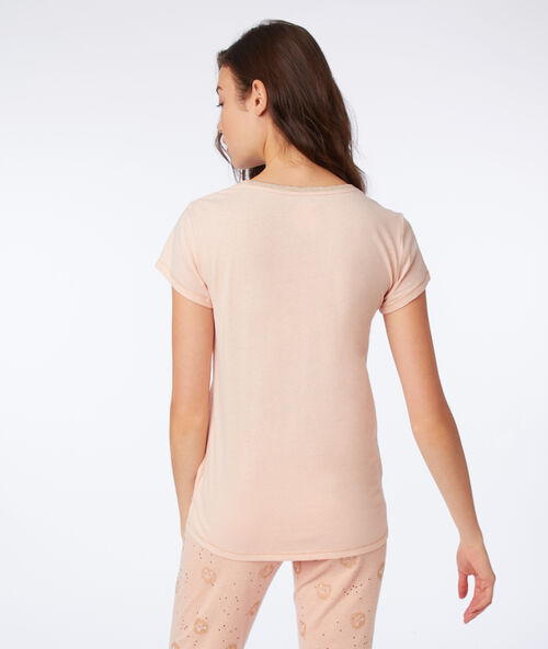 T-shirt z napisem pêche.