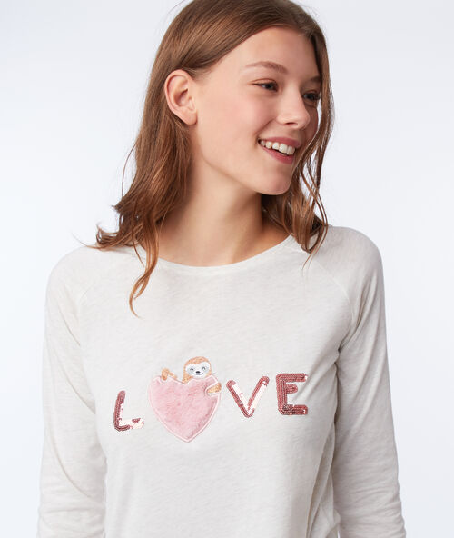 Piżama trzyczęściowa "love" rose.