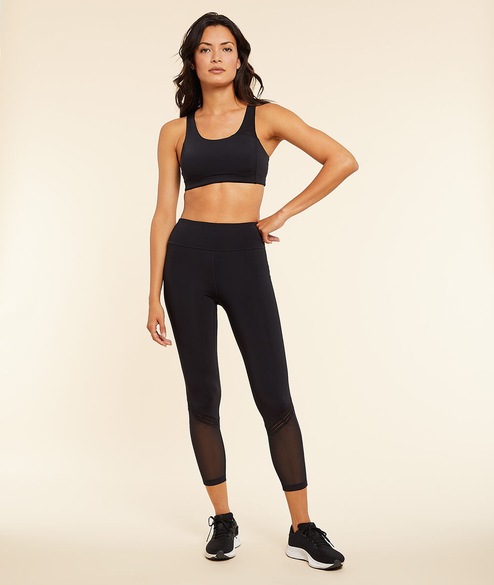 Brassière de training - maintien fort noir.