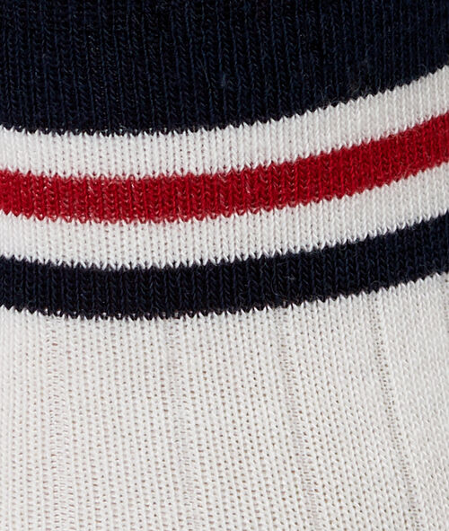 Krótkie skarpetki sporty w paski Krótkie skarpetki sporty w paski