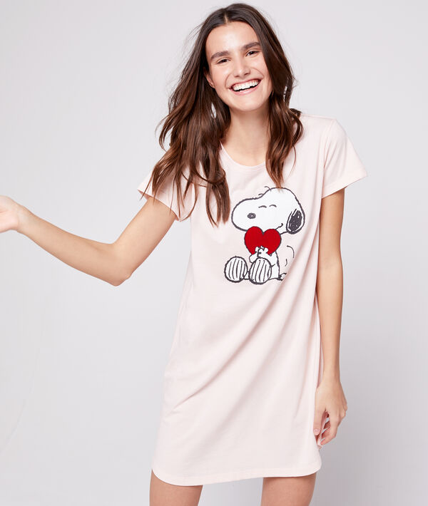 Koszulka nocna z nadrukiem Snoopy Koszulka nocna z nadrukiem Snoopy;${refinementColor}