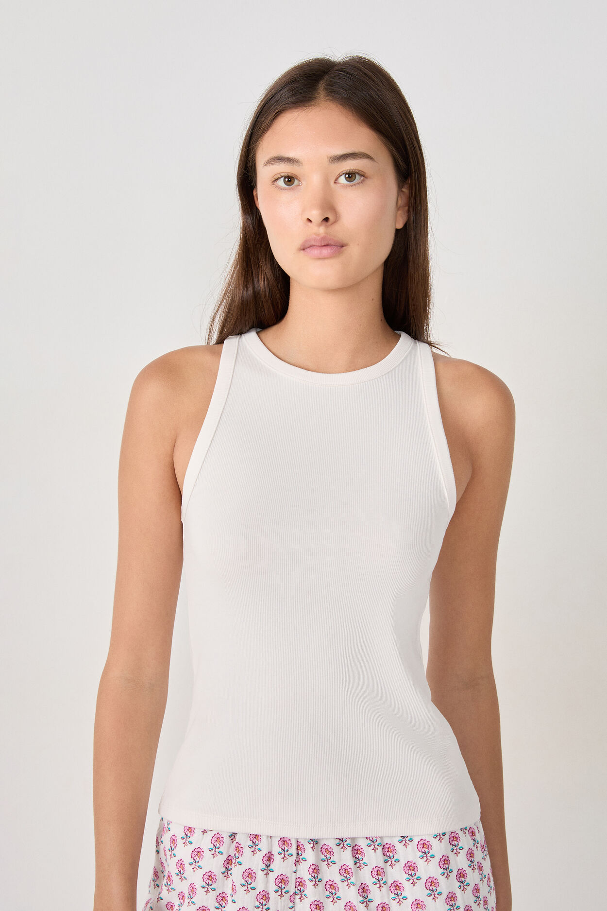 Débardeur de pyjama en coton