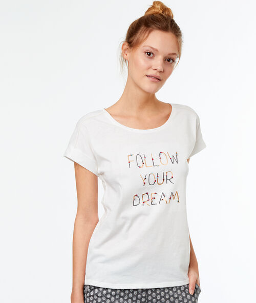 T-shirt z napisem T-shirt z napisem