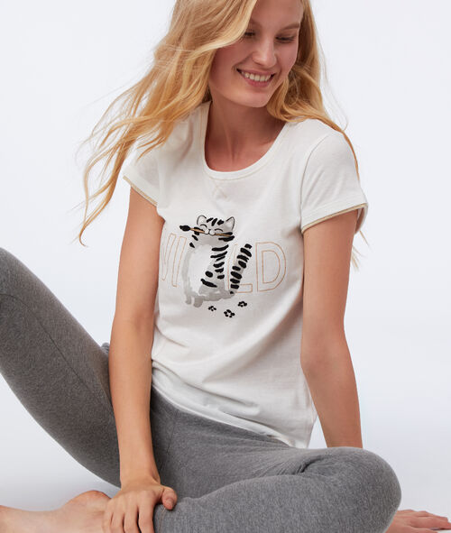 T-shirt z napisem T-shirt z napisem