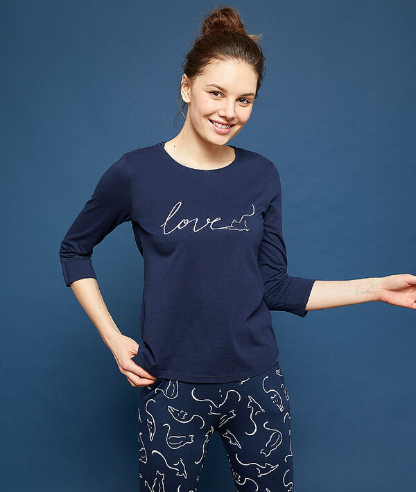 Top z napisem 'love' Top z napisem 'love';${refinementColor}