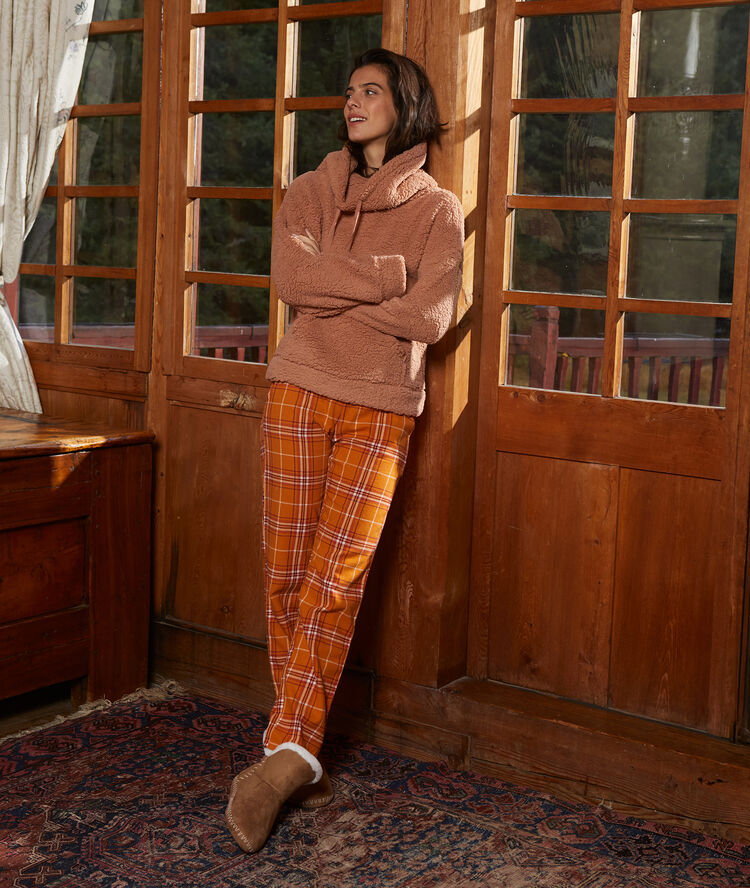 Gruba bluza homewear naturalny.