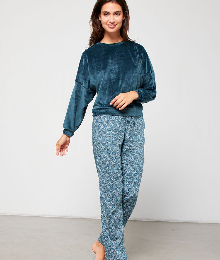 Bluza z aksamitu kanarkowy.
