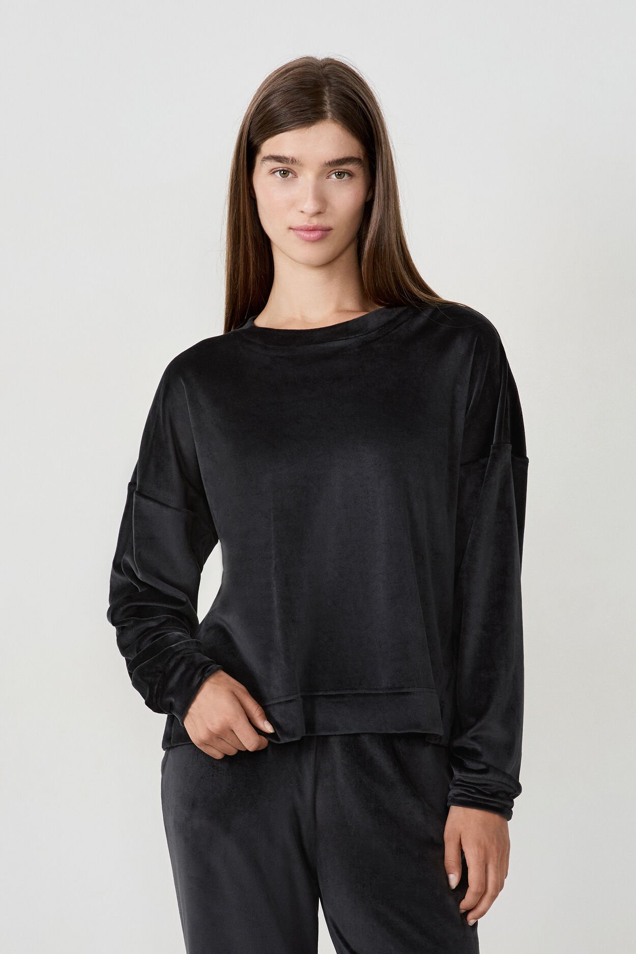 Sweat de pyjama en velours