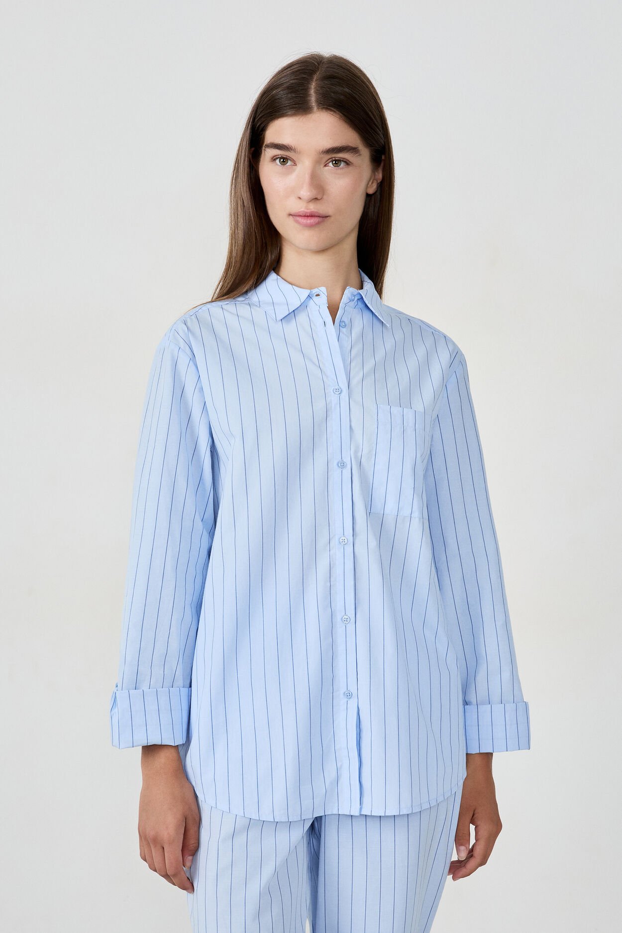 Chemise de pyjama à rayures