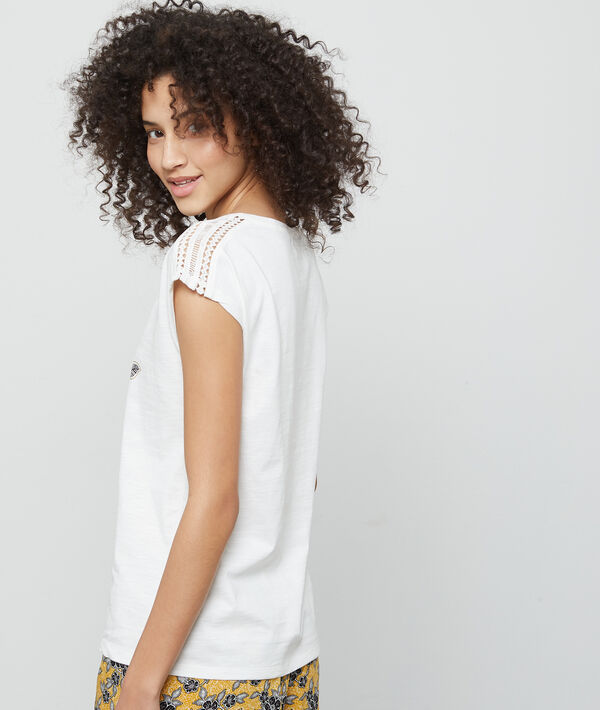 T- shirt z nadrukiem i napisem T- shirt z nadrukiem i napisem