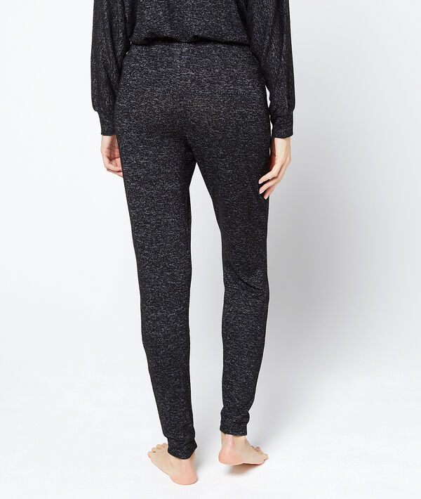 Spodnie loungewear w deseń typu melanż Spodnie loungewear w deseń typu melanż
