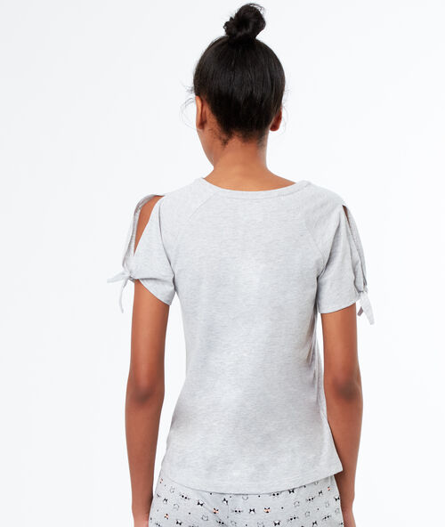 T-shirt z nadrukiem gris.