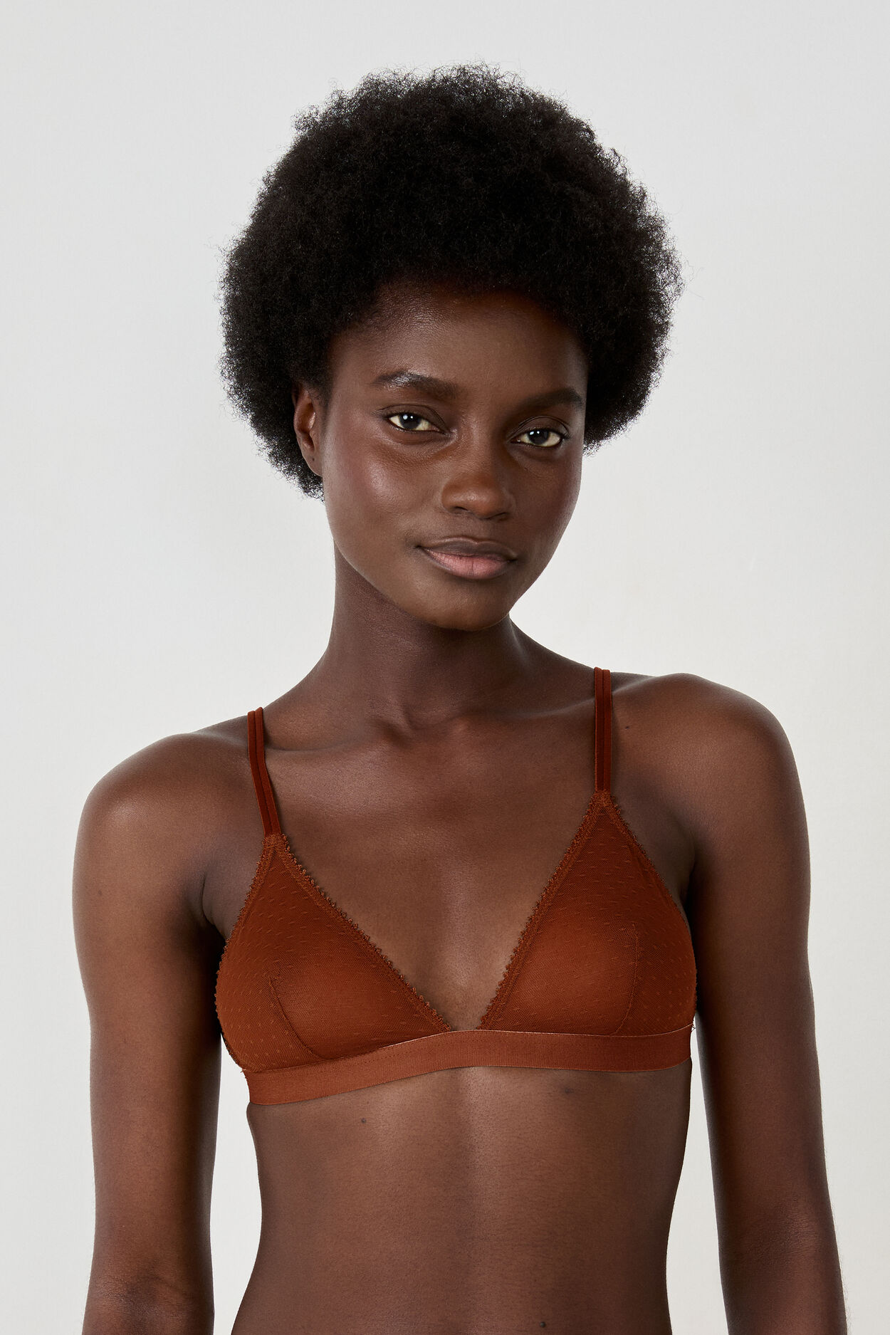 Triangle sans armatures en tulle