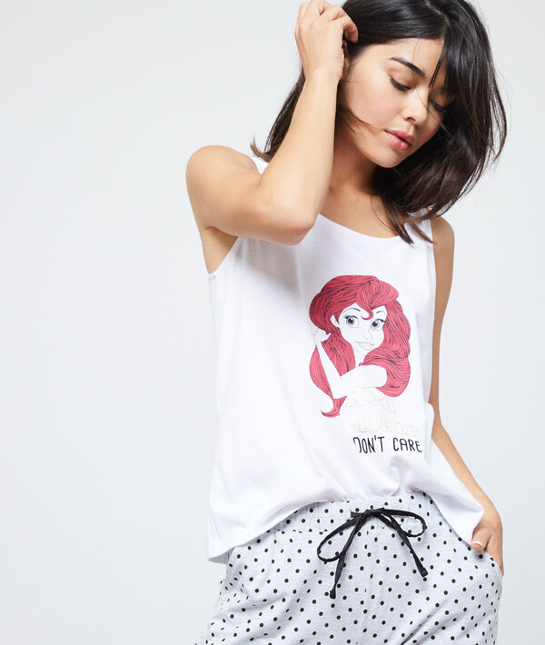 T-shirt z motywem księżniczki Disneya i napisem "big hair don't care" T-shirt z motywem księżniczki Disneya i napisem "big hair don't care";${refinementColor}