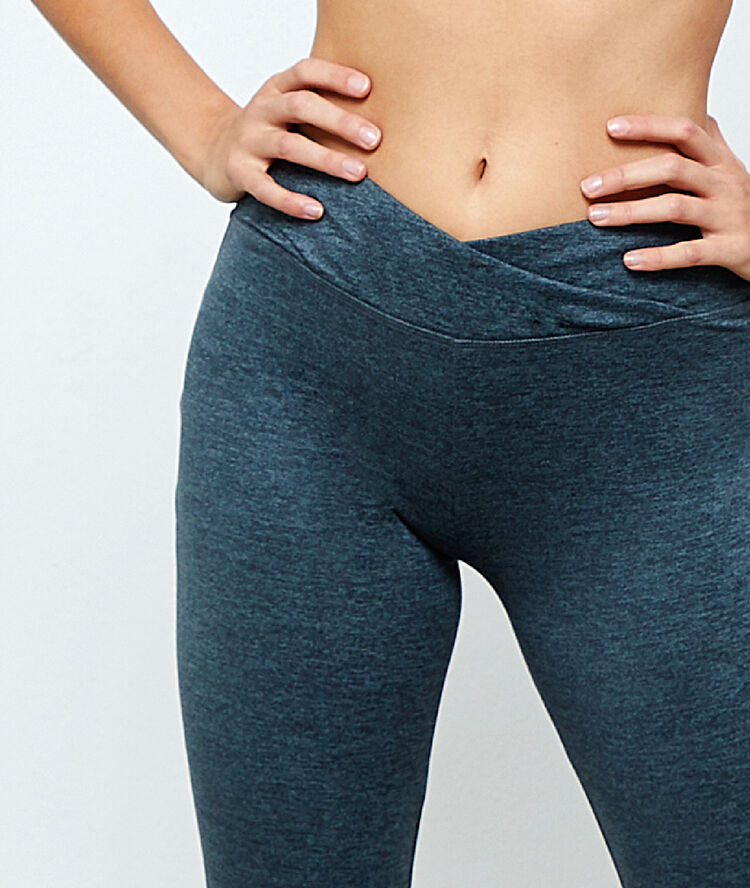 Krótkie legginsy zielony.