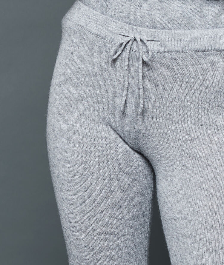 Legginsy z kaszmiru szary.