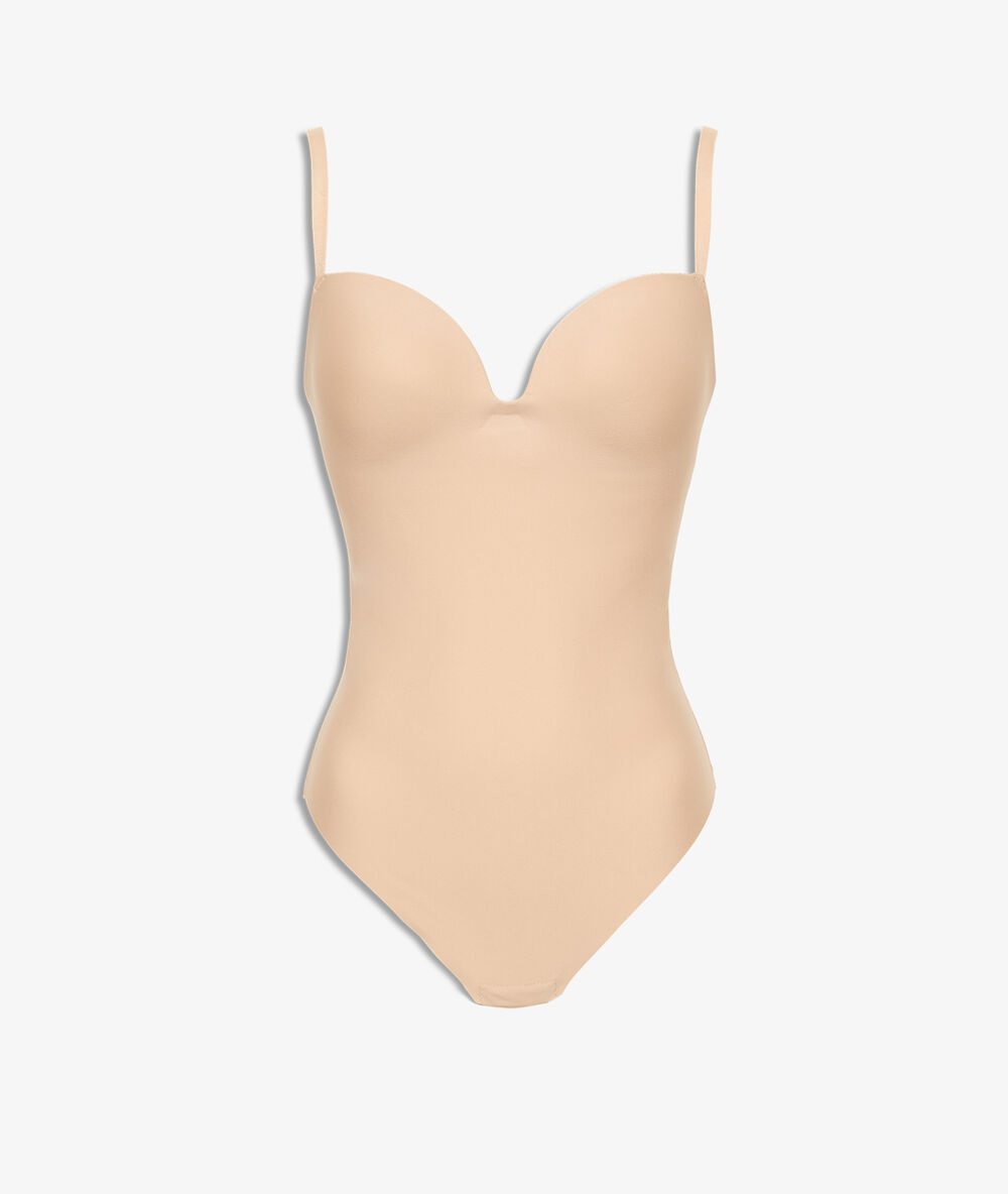 Body modelujące - mocne podtrzymanie beige.