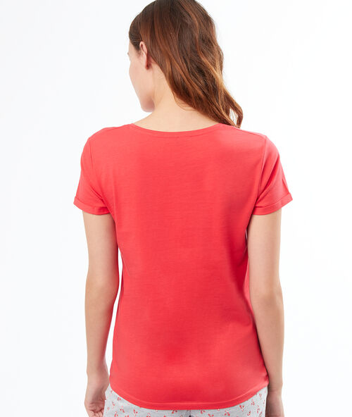 T-shirt z napisem rouge corail.