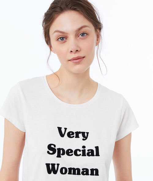 T-shirt z napisem T-shirt z napisem