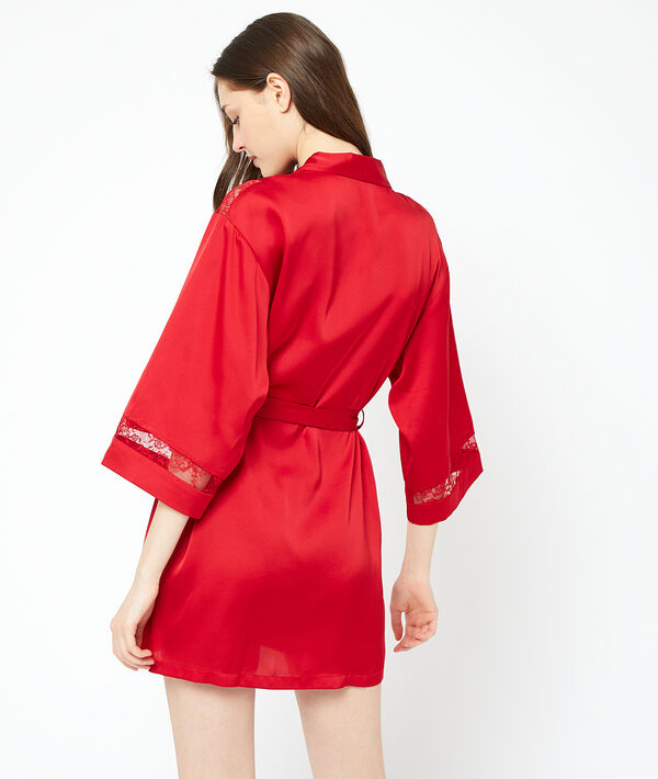 Kimono ozdobione koronką Kimono ozdobione koronką;${refinementColor}