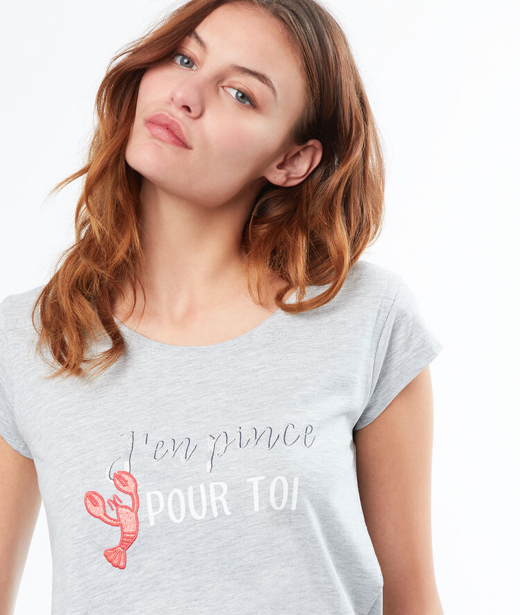 T-shirt z napisem gris.