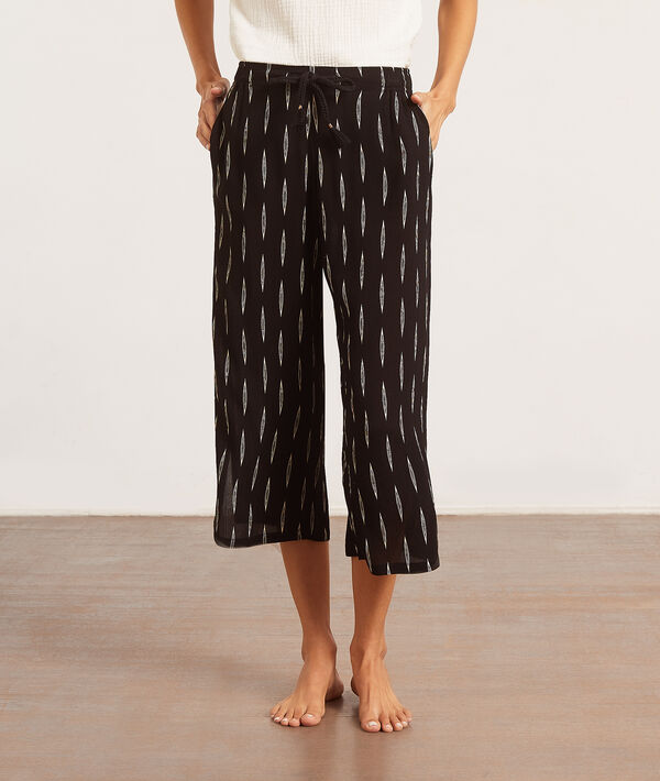 Pantalon de pyjama 7/8è imprimé Pantalon de pyjama 7/8è imprimé;${refinementColor}