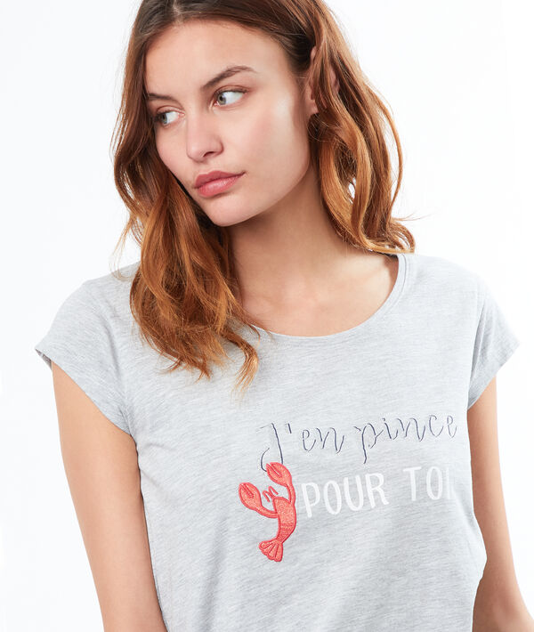 T-shirt z napisem T-shirt z napisem