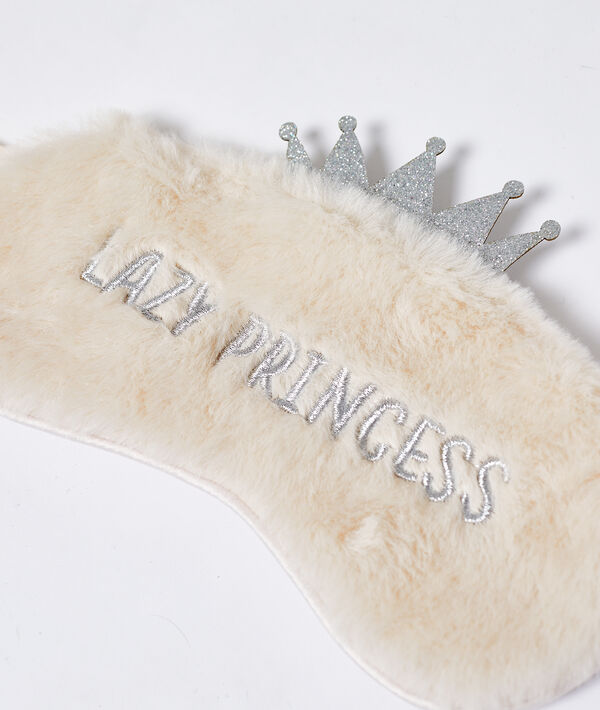 Opaska na oczy na noc 'lazy princess' obszyta futerkiem Opaska na oczy na noc 'lazy princess' obszyta futerkiem